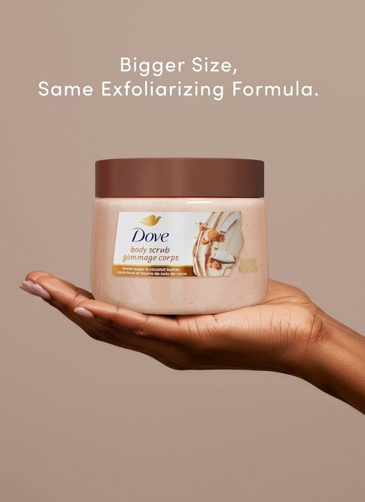 Dove Brown Sugar & Coconut Butter Body Scrub – Deep Nourishing Exfoliator for Smooth, Supple & Radiant Skin - Image 2